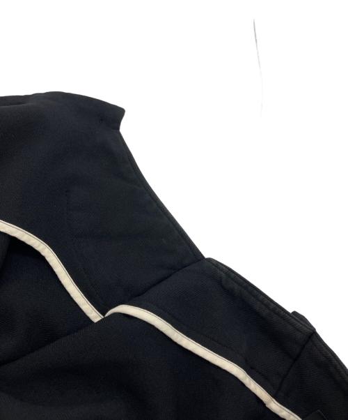 COMME des GARCONS（コムデギャルソン）COMME des GARCONS (コムデギャルソン) ポリ縮絨丸襟ジャケット ブラック サイズ:Sの古着・服飾アイテム