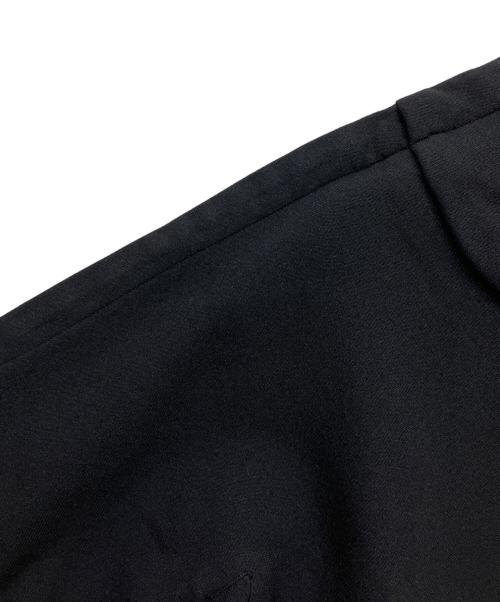COMME des GARCONS（コムデギャルソン）COMME des GARCONS (コムデギャルソン) ポリ縮絨丸襟ジャケット ブラック サイズ:Sの古着・服飾アイテム