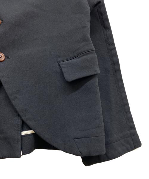 COMME des GARCONS（コムデギャルソン）COMME des GARCONS (コムデギャルソン) ポリ縮絨丸襟ジャケット ブラック サイズ:Sの古着・服飾アイテム