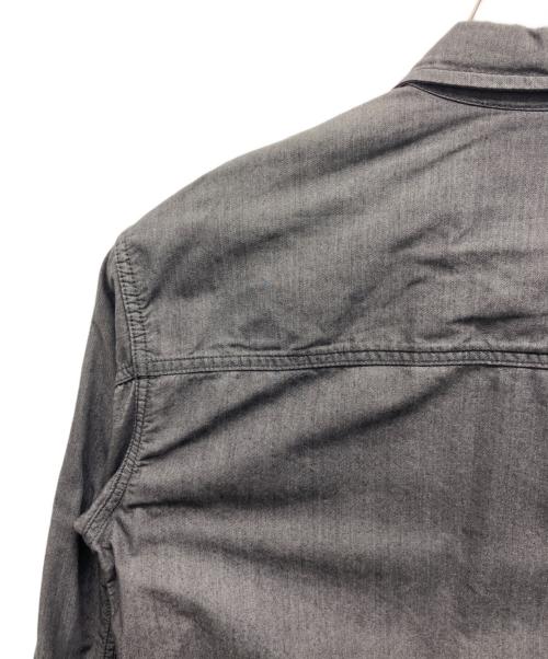 THE NORTH FACE（ザ ノース フェイス）THE NORTH FACE (ザ ノース フェイス) L/S NYLON DENIM NUPTSE SHIRT グレー サイズ:Sの古着・服飾アイテム