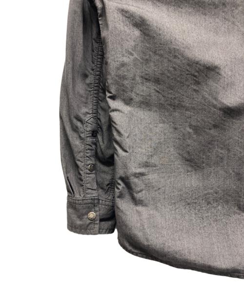THE NORTH FACE（ザ ノース フェイス）THE NORTH FACE (ザ ノース フェイス) L/S NYLON DENIM NUPTSE SHIRT グレー サイズ:Sの古着・服飾アイテム