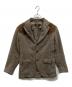 RRL（ダブルアールエル）の古着「ヘリンボーンヨーク切替テーラードジャケット」｜ブラウン