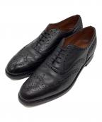 COLE HAAN×Edward Greenコールハーン×エドワードグリーン）の古着「ウィングチップシューズ　レザーシューズ　ビズネスシューズ」｜ブラック