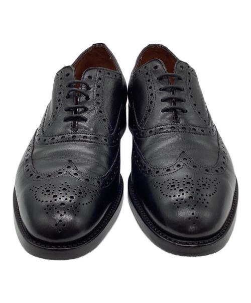 COLE HAAN（コールハーン）COLE HAAN (コールハーン) Edward Green (エドワードグリーン) ウィングチップシューズ　レザーシューズ　ビズネスシューズ ブラック サイズ:7　1/2の古着・服飾アイテム