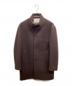 JOURNAL STANDARD relumeジャーナルスタンダード レリューム）の古着「LANAウール super 140's スタンドカラーコート」｜ブラウン
