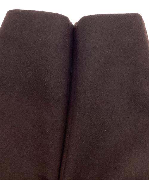 JOURNAL STANDARD relume（ジャーナルスタンダード レリューム）JOURNAL STANDARD relume (ジャーナルスタンダード レリューム) LANAウール super 140's スタンドカラーコート ブラウン サイズ:Lの古着・服飾アイテム