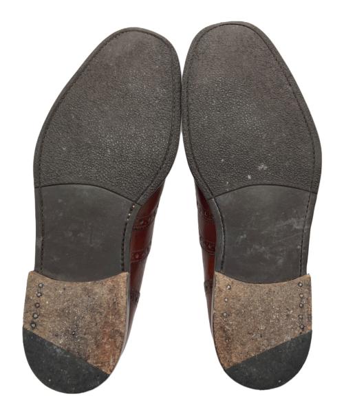 YANKO（ヤンコ）YANKO (ヤンコ) ウィングチップシューズ ブラウン サイズ:25　1/2の古着・服飾アイテム