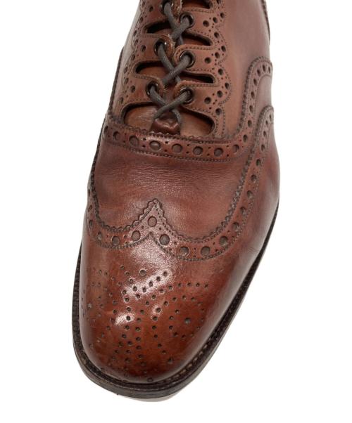 YANKO（ヤンコ）YANKO (ヤンコ) ウィングチップシューズ ブラウン サイズ:25　1/2の古着・服飾アイテム
