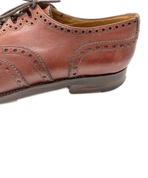 YANKO（ヤンコ）YANKO (ヤンコ) ウィングチップシューズ ブラウン サイズ:25　1/2の古着・服飾アイテム