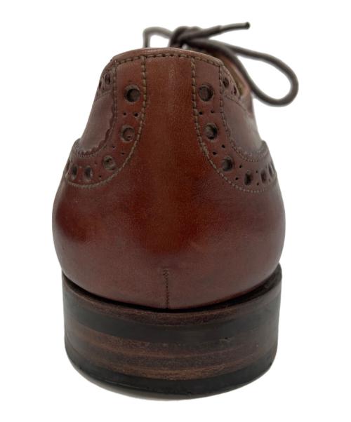 YANKO（ヤンコ）YANKO (ヤンコ) ウィングチップシューズ ブラウン サイズ:25　1/2の古着・服飾アイテム