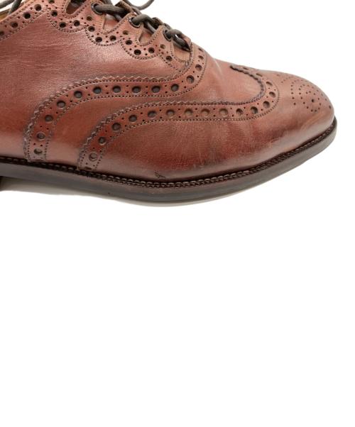 YANKO（ヤンコ）YANKO (ヤンコ) ウィングチップシューズ ブラウン サイズ:25　1/2の古着・服飾アイテム