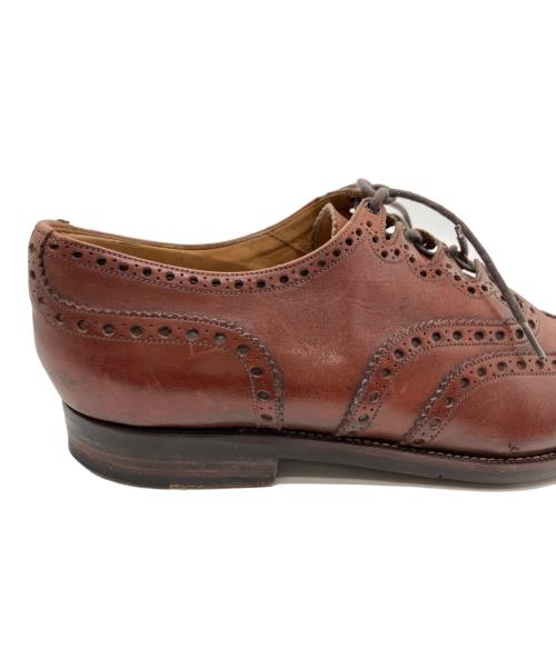 YANKO（ヤンコ）YANKO (ヤンコ) ウィングチップシューズ ブラウン サイズ:25　1/2の古着・服飾アイテム