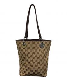 GUCCI（グッチ）の古着「GGキャンバストートバッグ」｜ベージュ