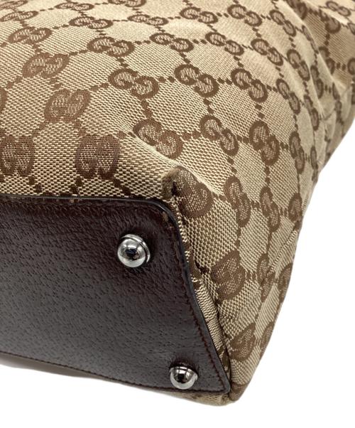 GUCCI（グッチ）GUCCI (グッチ) GGキャンバストートバッグ ベージュの古着・服飾アイテム