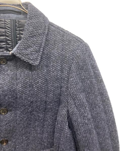 PAPAS（パパス）PAPAS (パパス) ウール中綿ジャケット ネイビー サイズ:Lの古着・服飾アイテム