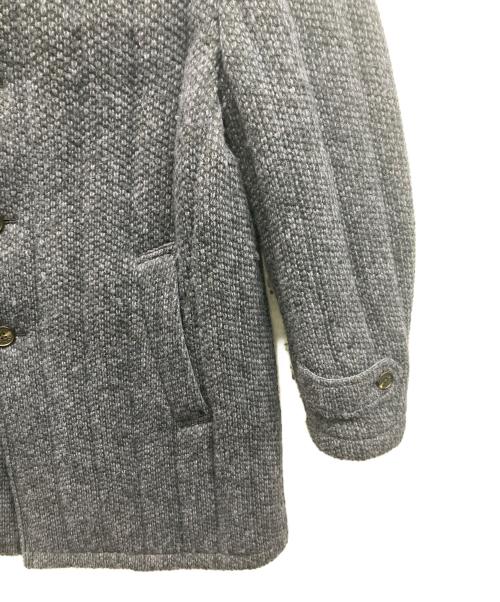 PAPAS（パパス）PAPAS (パパス) ウール中綿ジャケット ネイビー サイズ:Lの古着・服飾アイテム