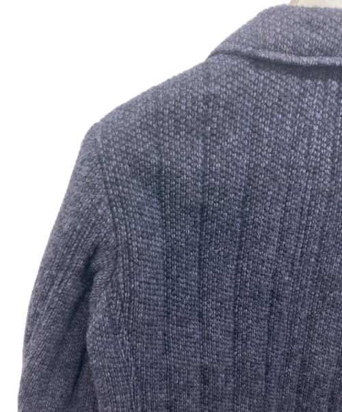 PAPAS（パパス）PAPAS (パパス) ウール中綿ジャケット ネイビー サイズ:Lの古着・服飾アイテム