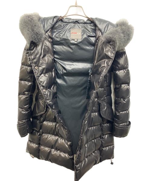 DUVETICA（デュベティカ）DUVETICA (デュベティカ) フォックスファーダウンコート ブラック サイズ:38の古着・服飾アイテム