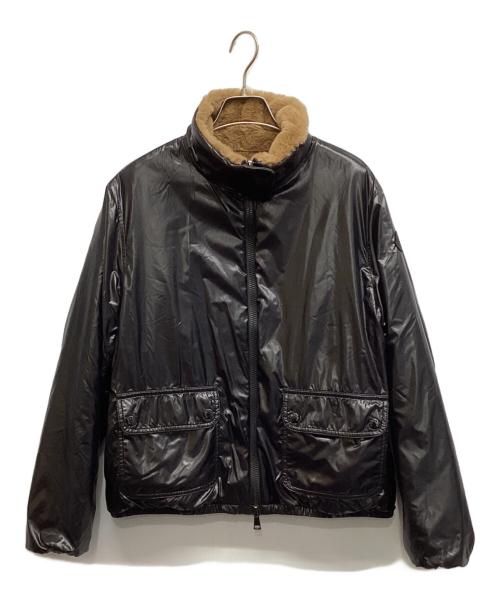 MONCLER（モンクレール）MONCLER (モンクレール) ADOXE GIUBBOTTO リバーシブルFファージャケット ブラック×ベージュ サイズ:2の古着・服飾アイテム