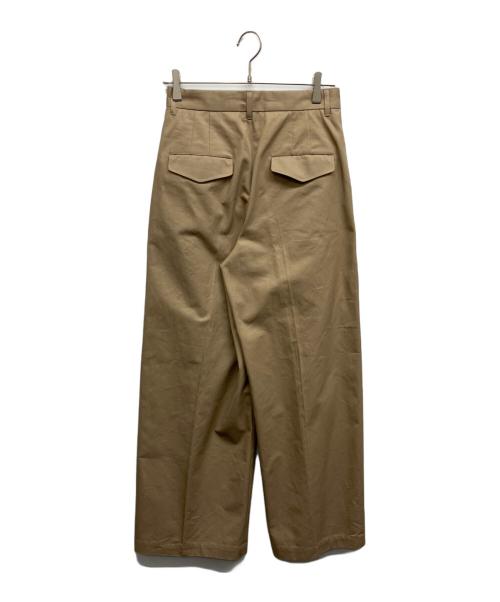 journal standard L'essage（ジャーナルスタンダード レサージュ）journal standard L'essage (ジャーナルスタンダード レサージュ) FINXギャバ チノパンツ ベージュ サイズ:38の古着・服飾アイテム