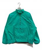MAYOメイヨー）の古着「BONES Embroidery Nylon Anorak」｜グリーン