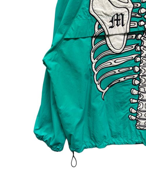 MAYO（メイヨー）MAYO (メイヨー) BONES Embroidery Nylon Anorak グリーン サイズ:Lの古着・服飾アイテム