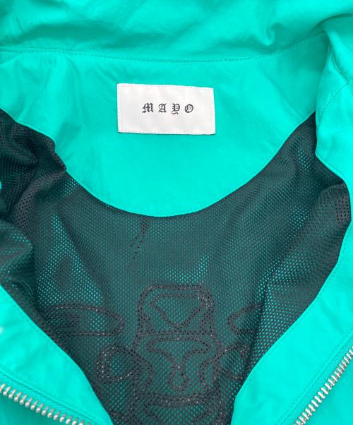 MAYO（メイヨー）MAYO (メイヨー) BONES Embroidery Nylon Anorak グリーン サイズ:Lの古着・服飾アイテム