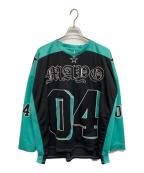 MAYOメイヨー）の古着「Embroidery Game Shorts　エンブロイダリー ゲーム ショーツ」｜グリーン