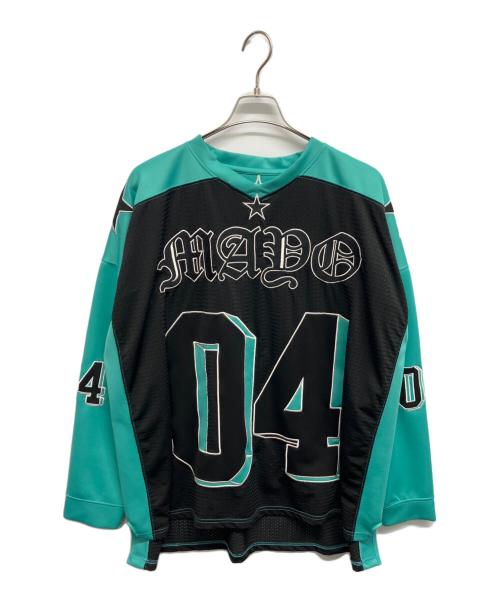 MAYO（メイヨー）MAYO (メイヨー) Embroidery Game Shorts　エンブロイダリー ゲーム ショーツ グリーン サイズ:Mの古着・服飾アイテム