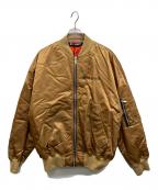 Palm Angelsパーム エンジェルス）の古着「MA-1 ボンバージャケット」｜ゴールド