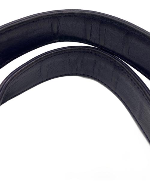 BOTTEGA VENETA（ボッテガベネタ）BOTTEGA VENETA (ボッテガベネタ) イントレチャートカンパーナハンドバッグ パープルの古着・服飾アイテム