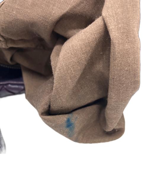 BOTTEGA VENETA（ボッテガベネタ）BOTTEGA VENETA (ボッテガベネタ) イントレチャートカンパーナハンドバッグ パープルの古着・服飾アイテム