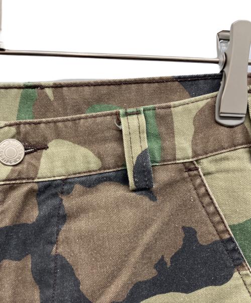 stussy（ステューシー）stussy (ステューシー) カモ柄ハーフパンツ オリーブ サイズ:32の古着・服飾アイテム