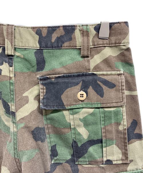 stussy（ステューシー）stussy (ステューシー) カモ柄ハーフパンツ オリーブ サイズ:32の古着・服飾アイテム