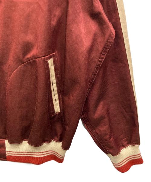 BOWWOW（バウワウ）BOWWOW (バウワウ) SATIN SPORTS JACKET レッド サイズ:Mの古着・服飾アイテム