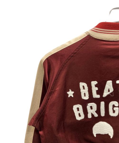 BOWWOW（バウワウ）BOWWOW (バウワウ) SATIN SPORTS JACKET レッド サイズ:Mの古着・服飾アイテム