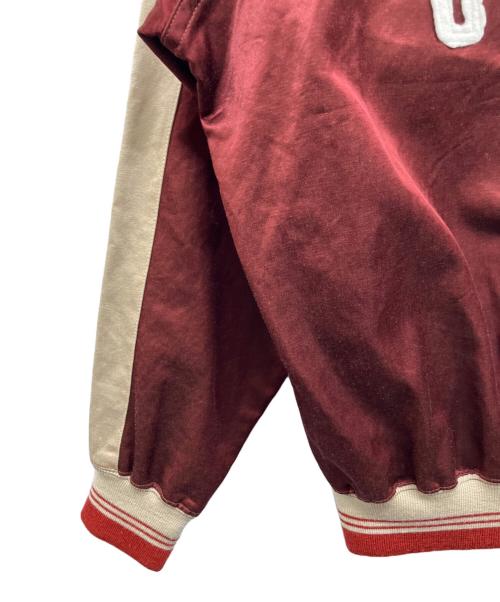 BOWWOW（バウワウ）BOWWOW (バウワウ) SATIN SPORTS JACKET レッド サイズ:Mの古着・服飾アイテム