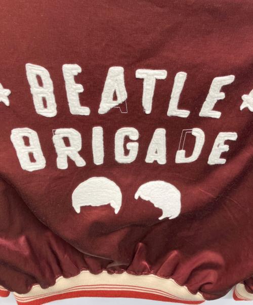 BOWWOW（バウワウ）BOWWOW (バウワウ) SATIN SPORTS JACKET レッド サイズ:Mの古着・服飾アイテム