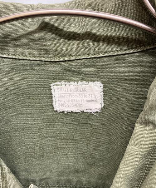 US ARMY（ユーエスアーミー）US ARMY (ユーエスアーミー) ジャングルファティーグジャケット オリーブ サイズ:Sの古着・服飾アイテム