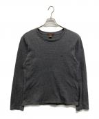 LOUIS VUITTONルイ ヴィトン）の古着「ワンポイントロングスリーブカットソー」｜グレー