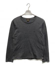 LOUIS VUITTON（ルイ ヴィトン）の古着「ワンポイントロングスリーブカットソー」｜グレー