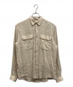 SCHNAYDERMANSシュナイダーマンズ）の古着「リネンシャツ」｜ベージュ