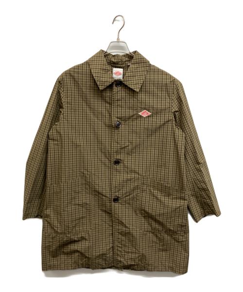 DANTON（ダントン）DANTON (ダントン) ナイロンタフタステンカラーコート ブラウン サイズ:40の古着・服飾アイテム