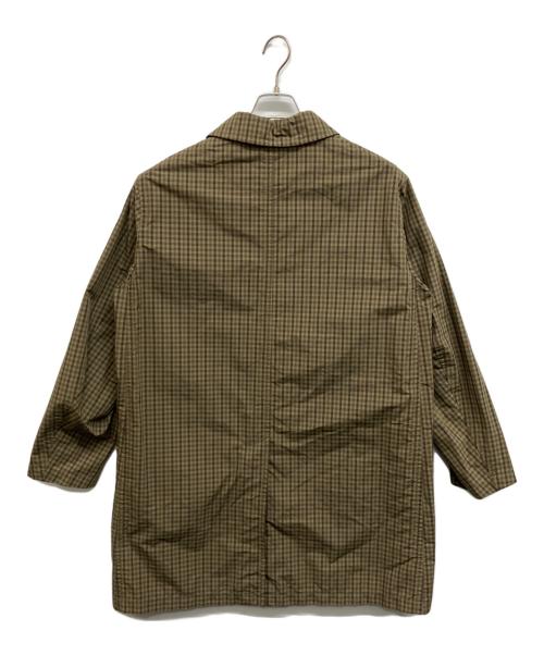 DANTON（ダントン）DANTON (ダントン) ナイロンタフタステンカラーコート ブラウン サイズ:40の古着・服飾アイテム