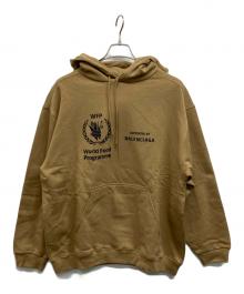 BALENCIAGA（バレンシアガ）の古着「World Food Programmeプルオーバーパーカー」｜ブラウン