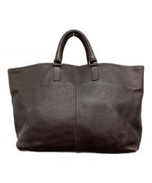 BOTTEGA VENETA（ボッテガベネタ）の古着「イントレチャートトートバッグ」｜ブラウン