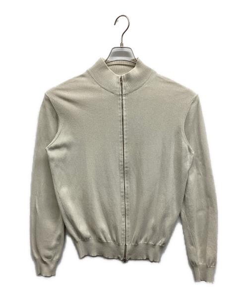 Zanone（ザノーネ）Zanone (ザノーネ) ニットジャケット アイボリー サイズ:48の古着・服飾アイテム