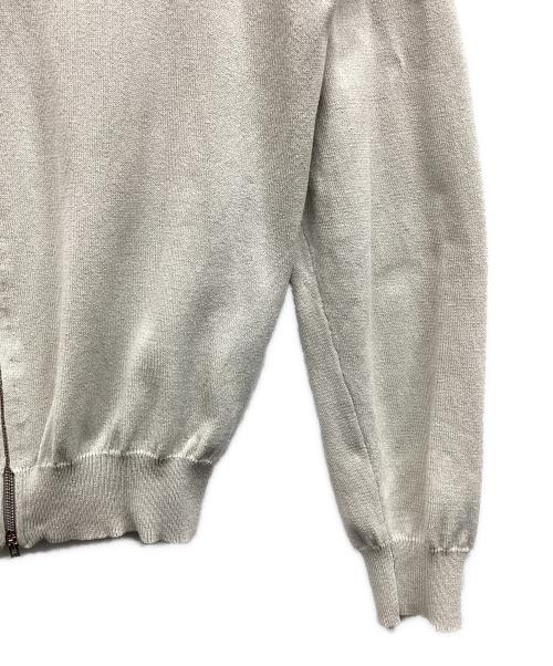 Zanone（ザノーネ）Zanone (ザノーネ) ニットジャケット アイボリー サイズ:48の古着・服飾アイテム