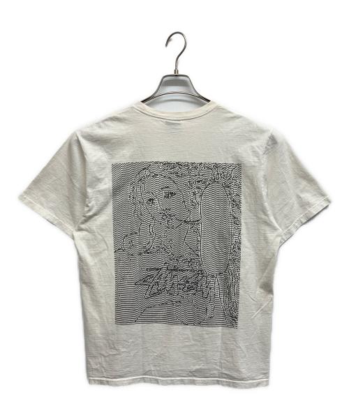 stussy（ステューシー）stussy (ステューシー) 恐竜グラフィックTシャツ ホワイト サイズ:Mの古着・服飾アイテム