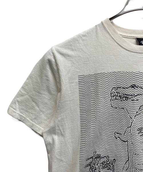 stussy（ステューシー）stussy (ステューシー) 恐竜グラフィックTシャツ ホワイト サイズ:Mの古着・服飾アイテム